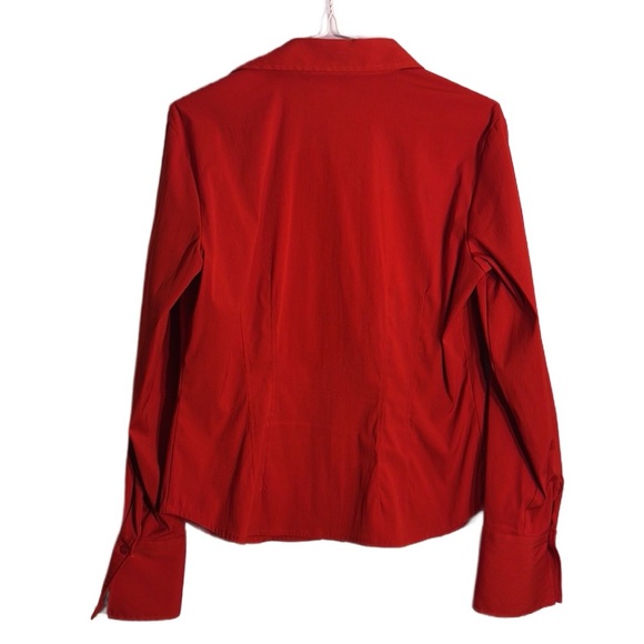 S Fred David Button Down Shirt Classic Work Business Casual Long Sleeve Blouse - Picture 11 of 13